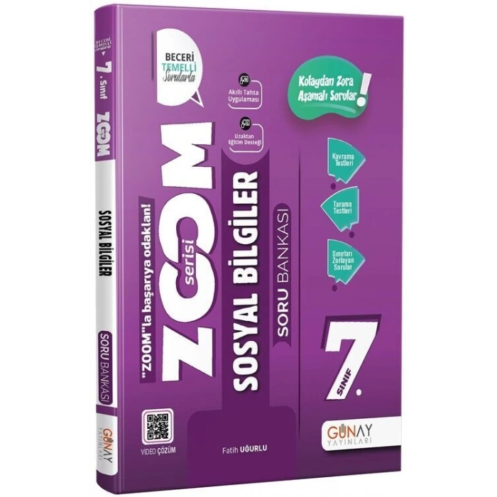 7. Sınıf Sosyal Bilgiler Yeni Zoom Soru Bankası