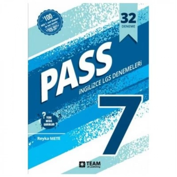 7.Sınıf İngilizce Pass Deneme Team ELT Publishing