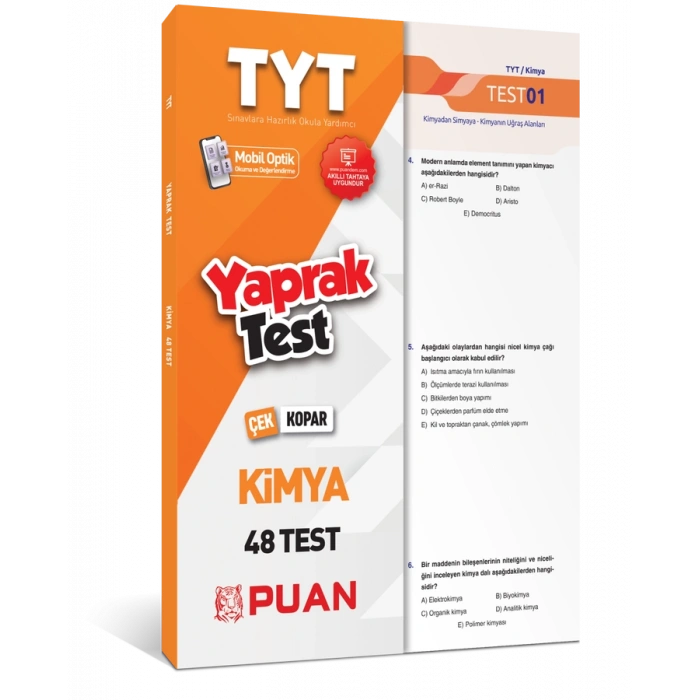 2022 TYT Kimya Yaprak Test