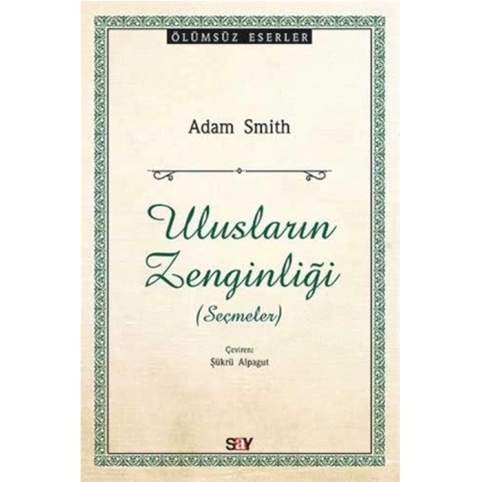 Ulusların Zenginliği (Seçmeler)