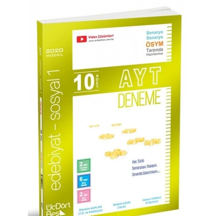 AYT 10 lu Edebiyat Sosyal 1 Denemesi