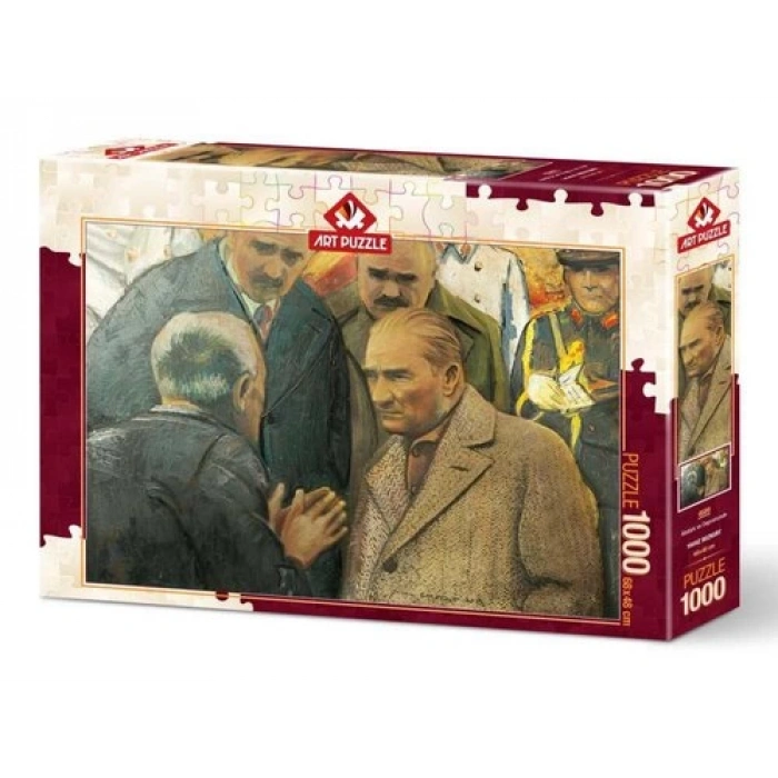 Atatürk Ve Depremzede 1000 Parça Puzzle