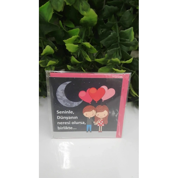 Seninle Dünyanın Neresi Olursa Birlikte Hediye Kartı-Fark