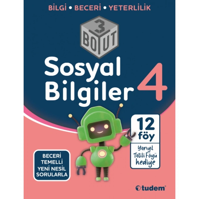 4. Sınıf Sosyal Bilgiler 3 Boyut 12 Föy Tudem Yayınları