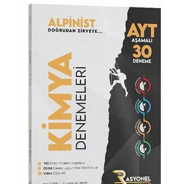 AYT Kimya Alpinist Aşamalı 30 Deneme