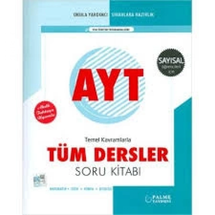 AYT Tüm Dersler Soru Kitabı Sayısal