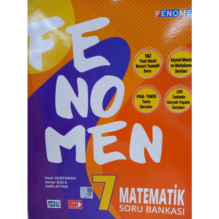 7. Sınıf Fenomen Matematik Soru Bankası