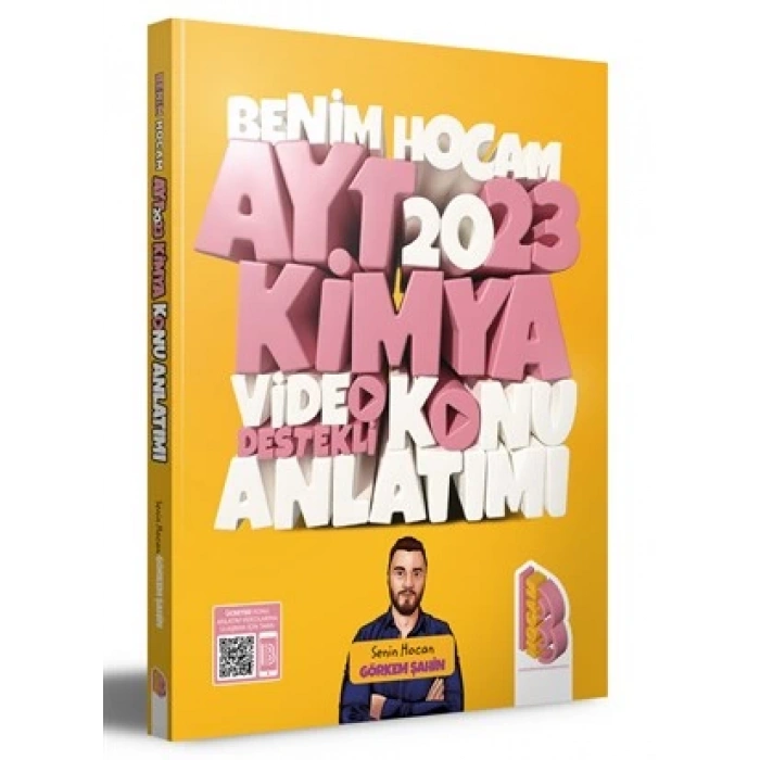 2023 AYT Kimya Video Destekli Konu Anlatımı Benim Hocam Yayınları