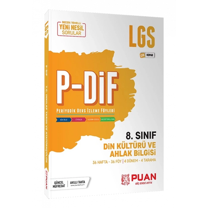 8. Sınıf LGS Din Kültürü ve Ahlak Bilgisi PDİF Konu Anlatım Föyleri