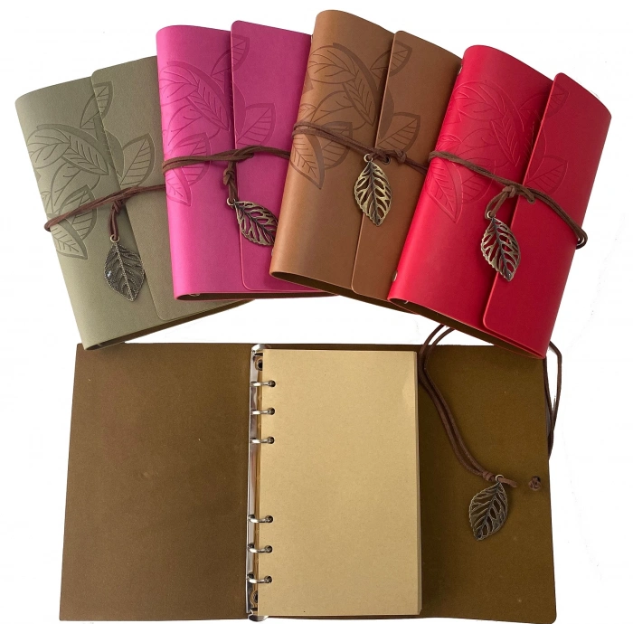 Deri Kaplı Anı Defter