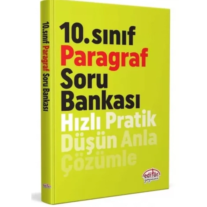 10.Sınıf Paragraf Soru Bankası Hızlı Pratik