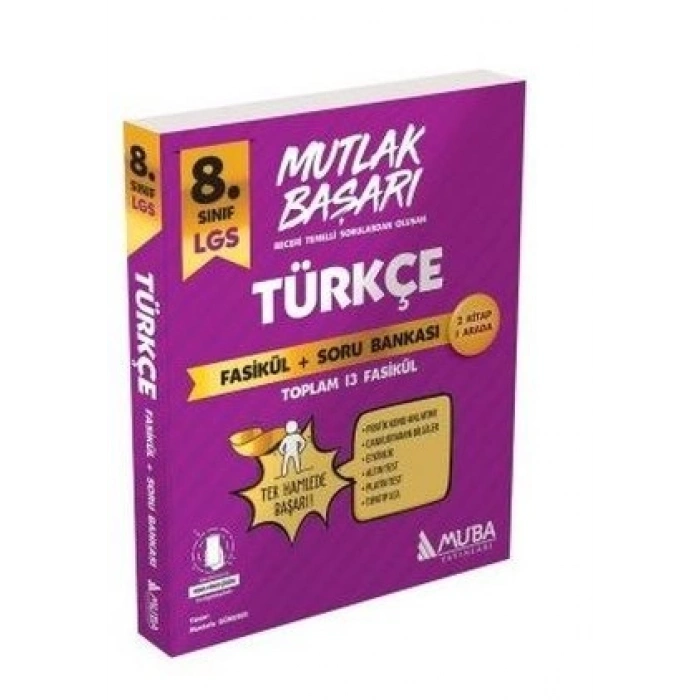 8. Sınıf Mutlak Başarı Türkçe Fasikül + Soru Bankası