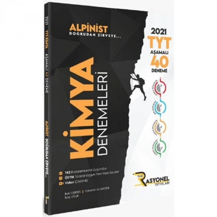 TYT Kimya Alpinist Aşamalı 40 Deneme