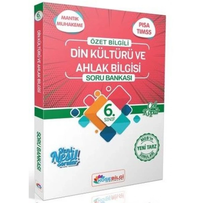 6. Sınıf Din Kültürü ve Ahlak Bilgisi Özet Bilgili Soru Bankası