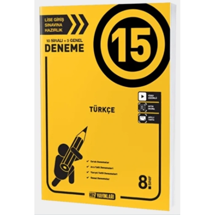 8. Sınıf Türkçe 15li Deneme