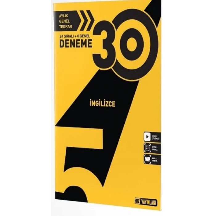 5. Sınıf İngilizce 30lu Deneme