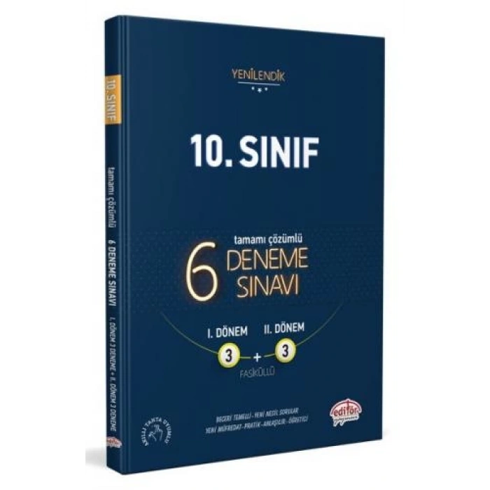 10. Sınıf 6 Fasiküllü Deneme Sınavı