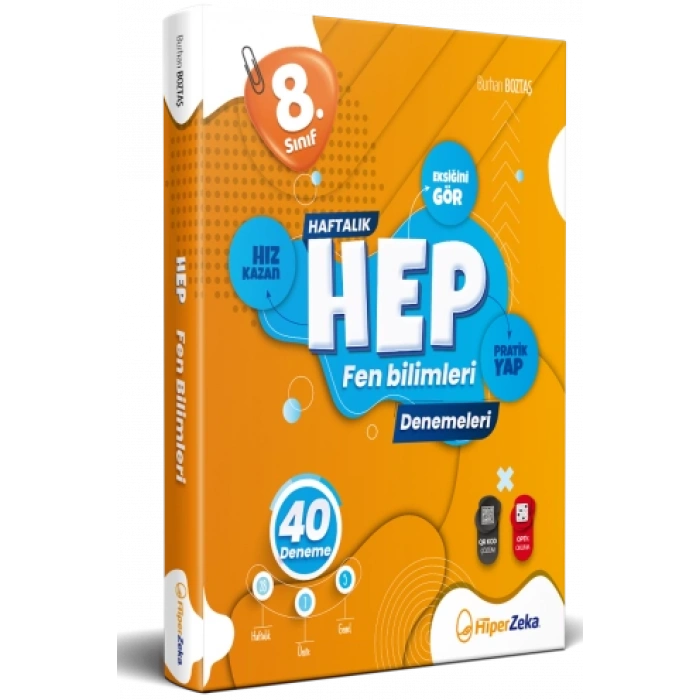 Hiper 8 Hep Fen Haftalık Deneme Föyleri