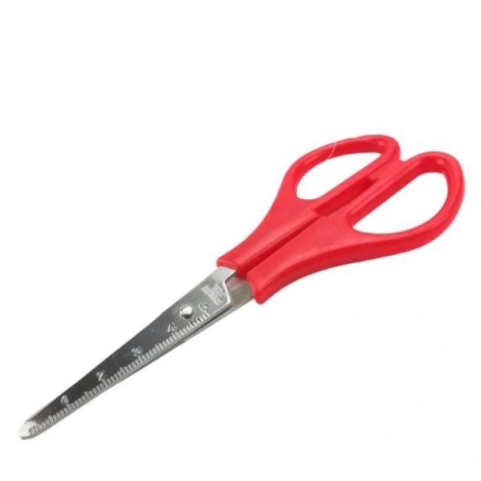 Brons Öğrenci Ve Ofis Makası Cetvelli BR-699