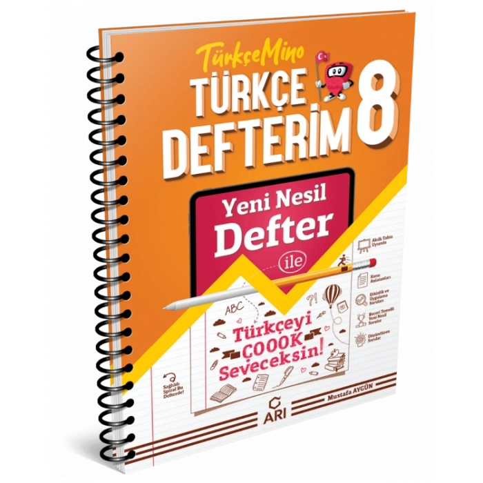 8. Sınıf LGS Türkçemino Türkçe Defterim 2022