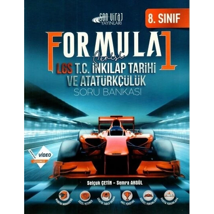 8. Sınıf LGS T. C. İnkılap Tarihi ve Atatürkçülük Formula 1 Soru Bankası