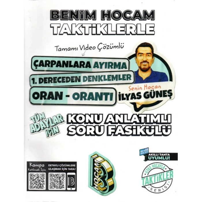 2022 Tüm Adaylar İçin Taktiklerle Çarpanlara Ayırma Denklemler Oran Orantı Konu Anlatımlı Soru Fasikülü