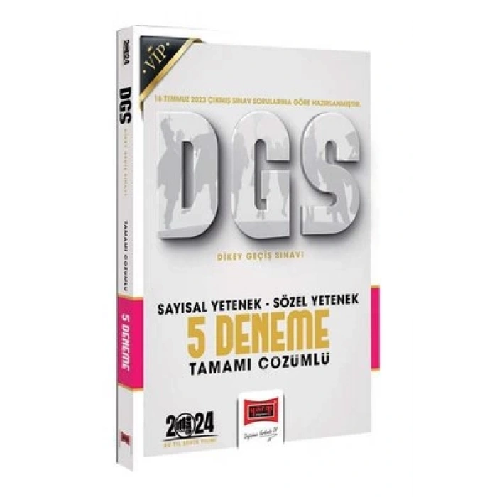 Vip Dgs Say- Söz Çöz. 5 Deneme- 2024