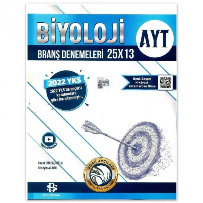 2022 AYT Biyoloji 25 x 13 Denemeleri Bilgi Sarmal