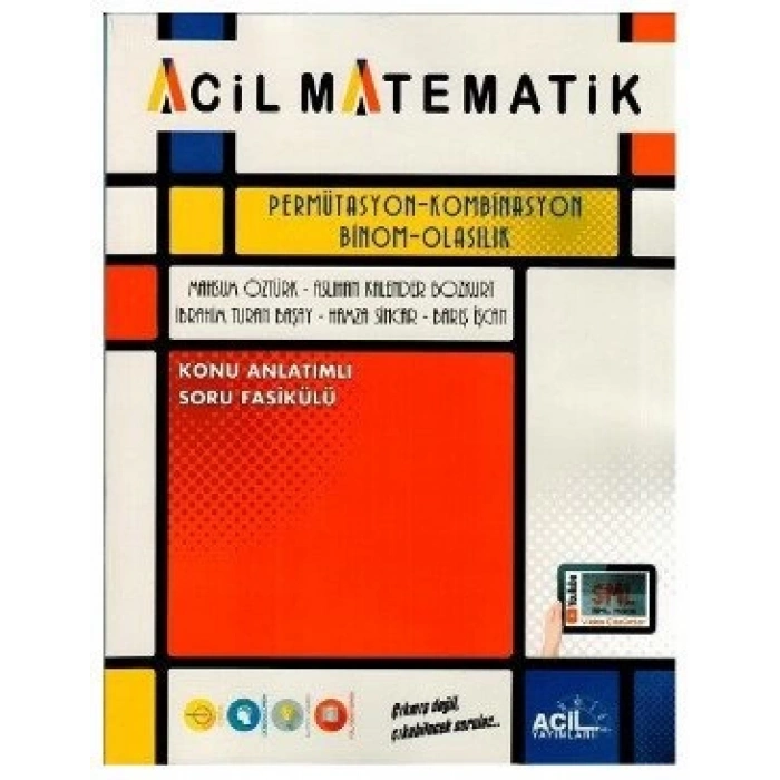 Acil Matematik Permütasyon Kombinasyon Binom Olasılık
