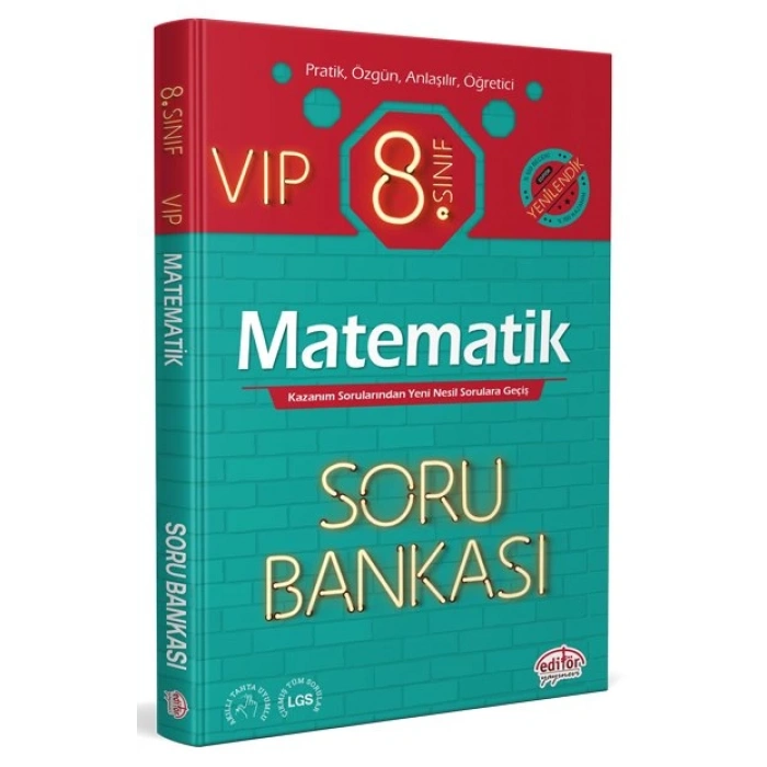 8. Sınıf VIP Matematik Soru Bankası