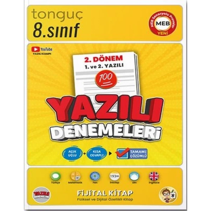 8. Sınıf Yazılı Denemeleri 2. Dönem 1 ve 2. Yazılı
