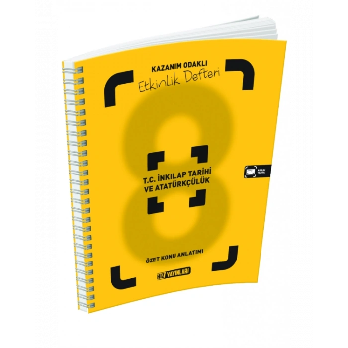 8. Sınıf LGS T.C. İnkılap Tarihi ve Atatürkçülük Özet Konu Anlatımı Etkinlik Defteri