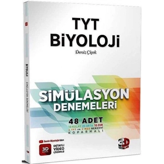 TYT Biyoloji Simülasyon Denemeleri Detaylı Video Çözümlü