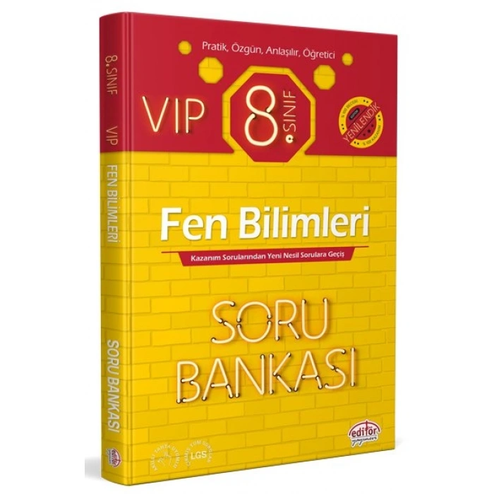 8. Sınıf VIP Fen Bilimleri Soru Bankası