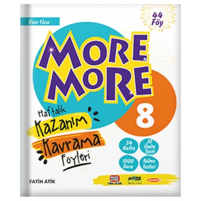 8. Sınıf LGS More and More English Haftalık Kazanım Kavrama Föyleri