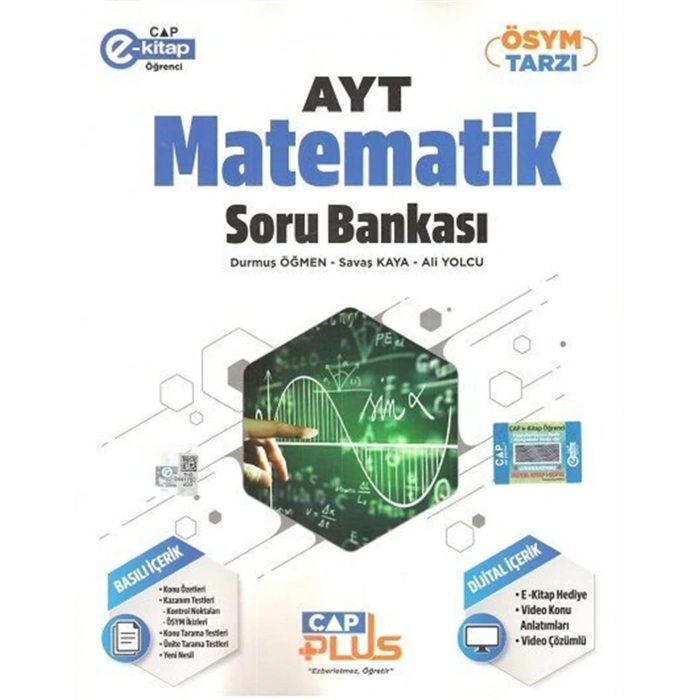 Çap Yayınları AYT Matematik Plus Soru Bankası