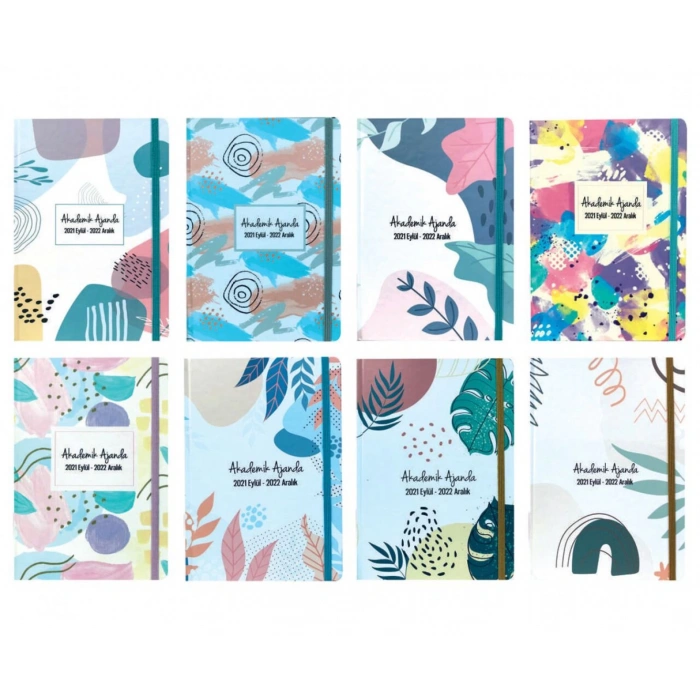 Lizy Kuşe Kapak Akademik Ajanda 17x24 Cm