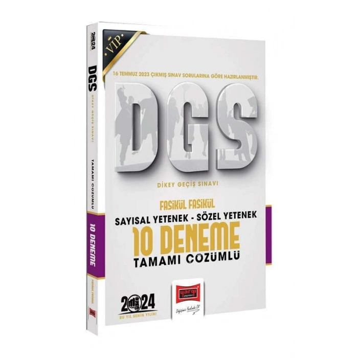 Yargı Vip Dgs Say - Söz Fasikül Çöz.10 Deneme-2024