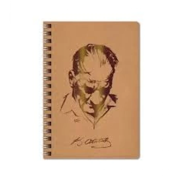 Keskin 16,5*22,5 80 Yp.Çiz.Karton Kp.Spr.Atatürk Defter