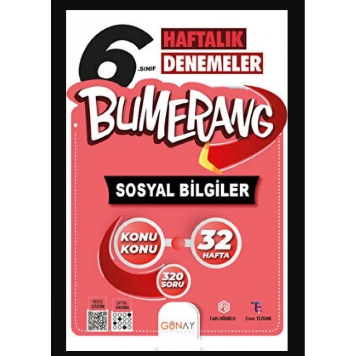 6 Bumerang Sosyal 32 Haftalık Deneme