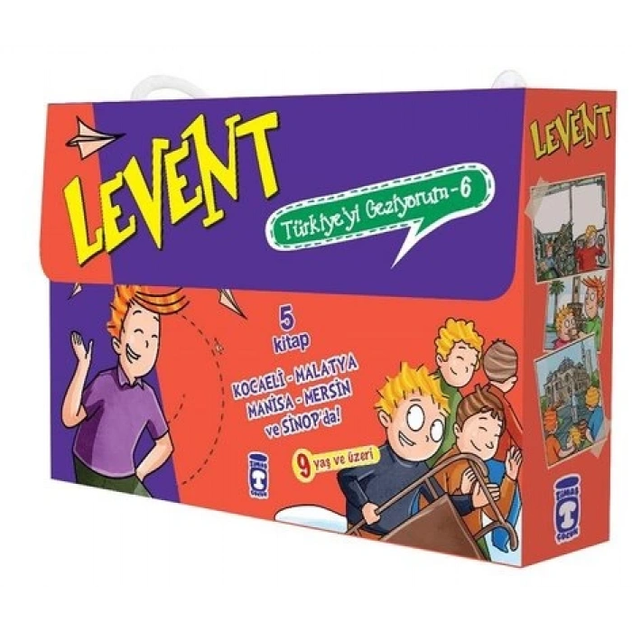 Levent Türkiyeyi Geziyorum 6 Seti - 5 Kitap Takım