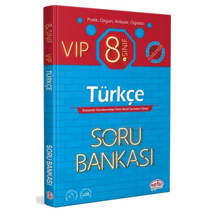 8. Sınıf VIP Türkçe Soru Bankası