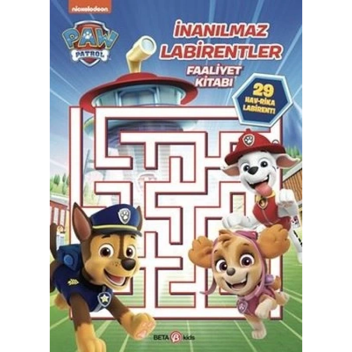 Paw Patrol İnanılmaz Labirentler Faaliyet Kitabı