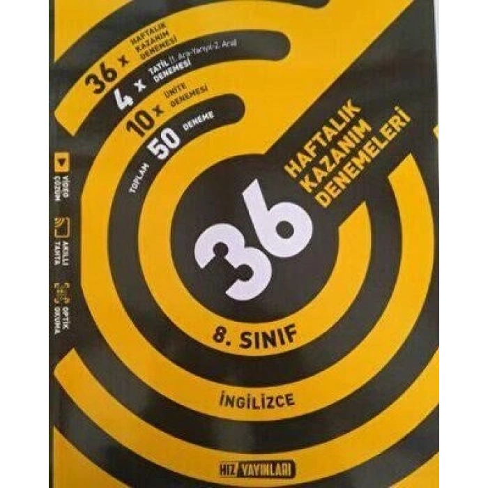Hiz 8 İngilizce Haftalık Deneme