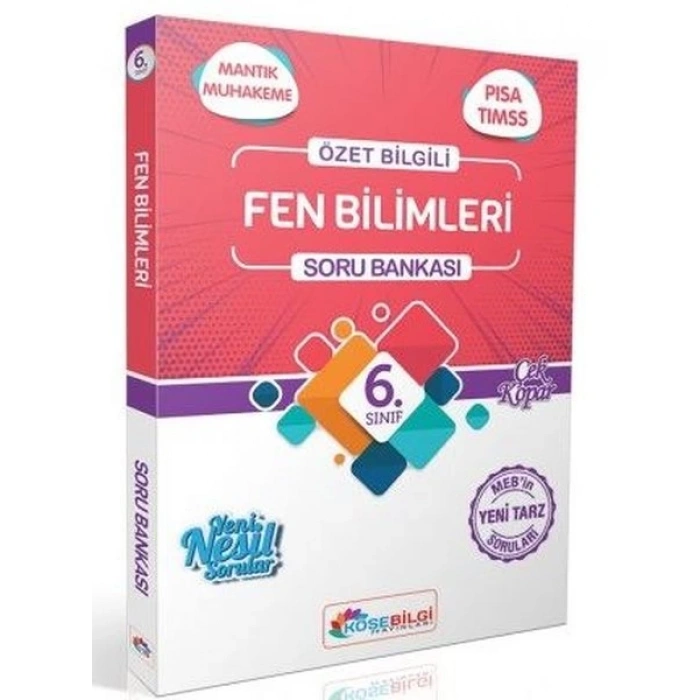 6. Sınıf Fen Bilimleri Özet Bilgili Soru Bankası