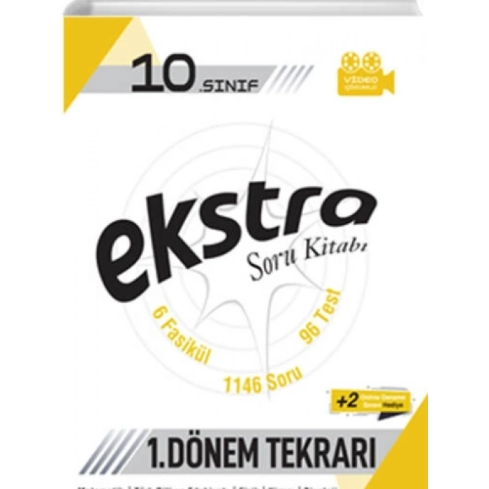 10.Sınıf Ekstra Soru Kitabı 1.Dönem Tekrarı Palme Yayınevi