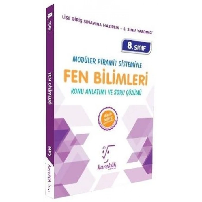 8.Sınıf Modüler Piramit Sistemiyle Fen Bilimleri Konu Anlatımı Ve Soru Çözümü