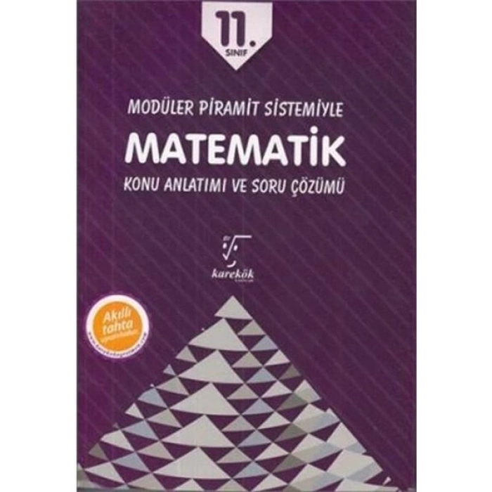 11. Sınıf Modüler Piramit Sistemiyle Matematik Konu Anlatımı ve Soru Çözümü