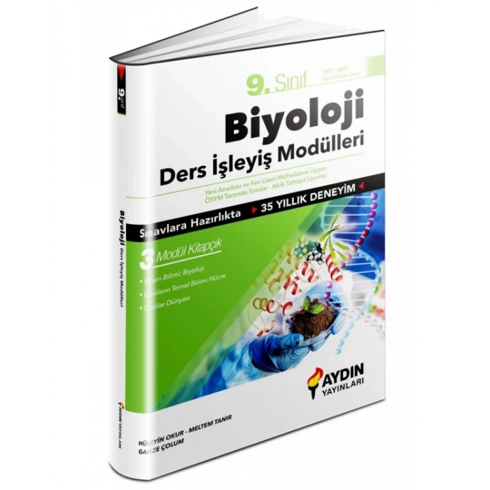 9. Sınıf Biyoloji Ders İşleyiş Modülleri Aydın Yayınları