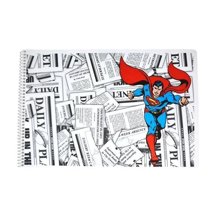 Superman 25*35 15 Yp. Spiralli Resim Defteri